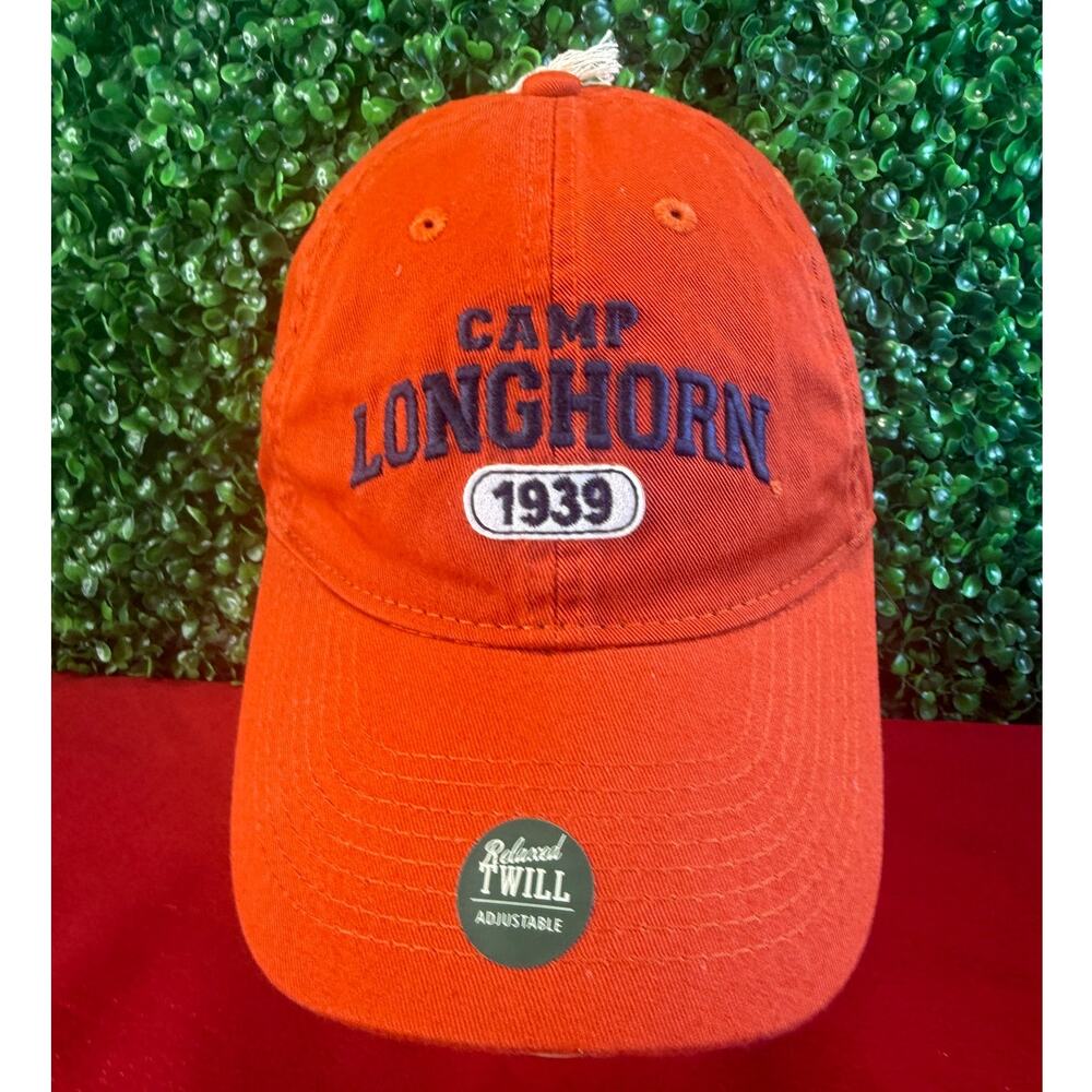 New Legacy Camp Longhorn 1939 Hat Burnt Orange Baseball Cap Adjustable NWT Gift